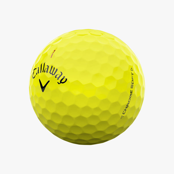 Callaway Chrome Soft Yellow golf ball