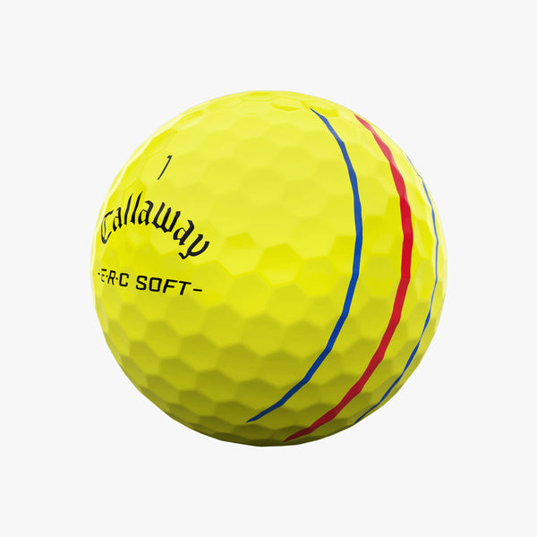 Callaway ERC Soft Triple Track Yellow golf ball